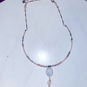 Beaded choker necklace